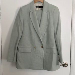 Zara Mint shorts suit